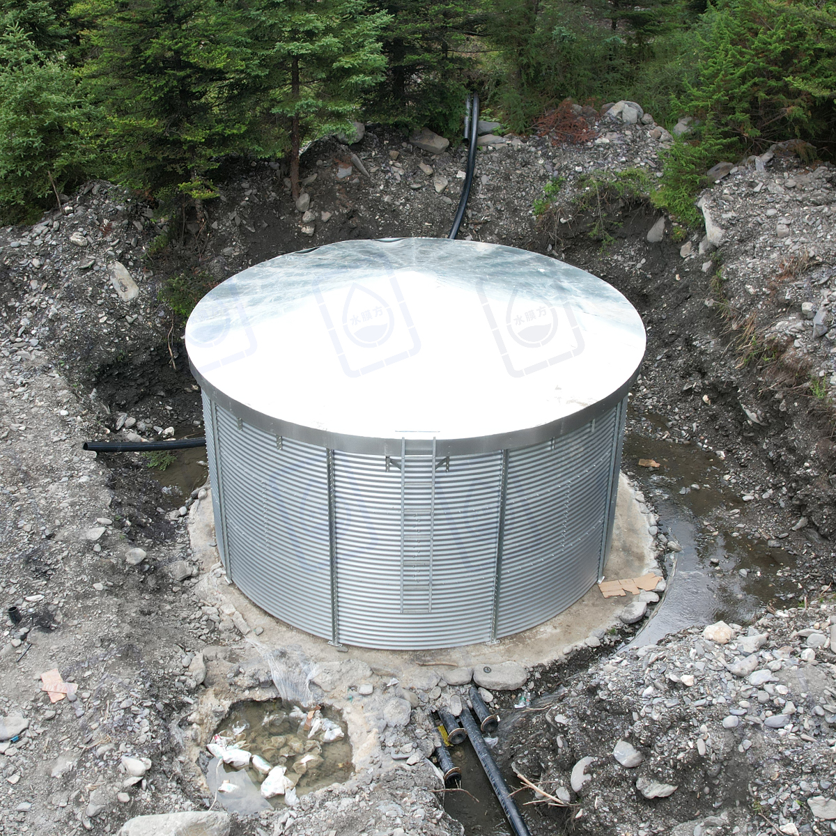 水膜方裝配式蓄水池：陽(yáng)光下的清新守護(hù)者